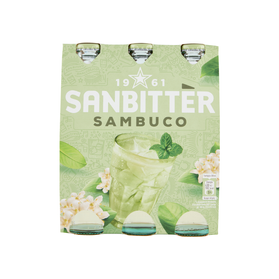 Sanbitter Sambuco 3 x 200 ml bezalkoholowy aperitif czarny bez