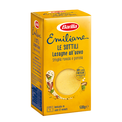 Barilla Emiliane Lasagne all’uovo - makaron lazania 500 g