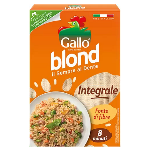 Gallo Riso Blond Integrale Veloce - ryż brązowy 500g