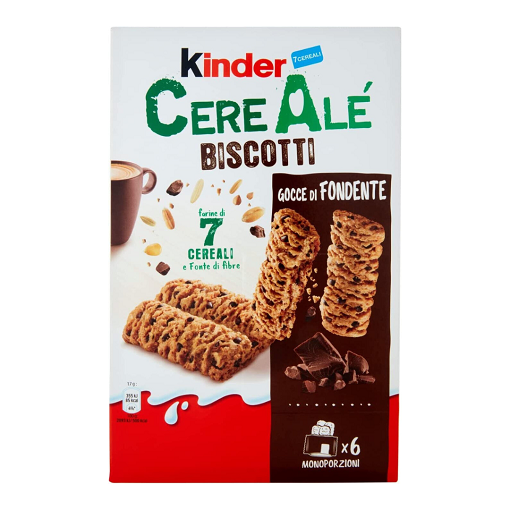 Kinder Cereale fondente - ciasteczka z kawałkami czekolady 204g