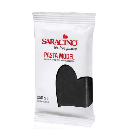 Saracino Pasta Model - czarna masa cukrowa do modelowania 250g