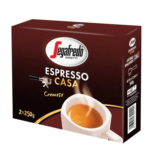 Segafredo Espresso Casa - kawa mielona 2 x 250g