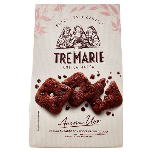 Tre Marie Ancora Cioccolato - kakaowe kruche ciastka z kroplami czekolady  315g